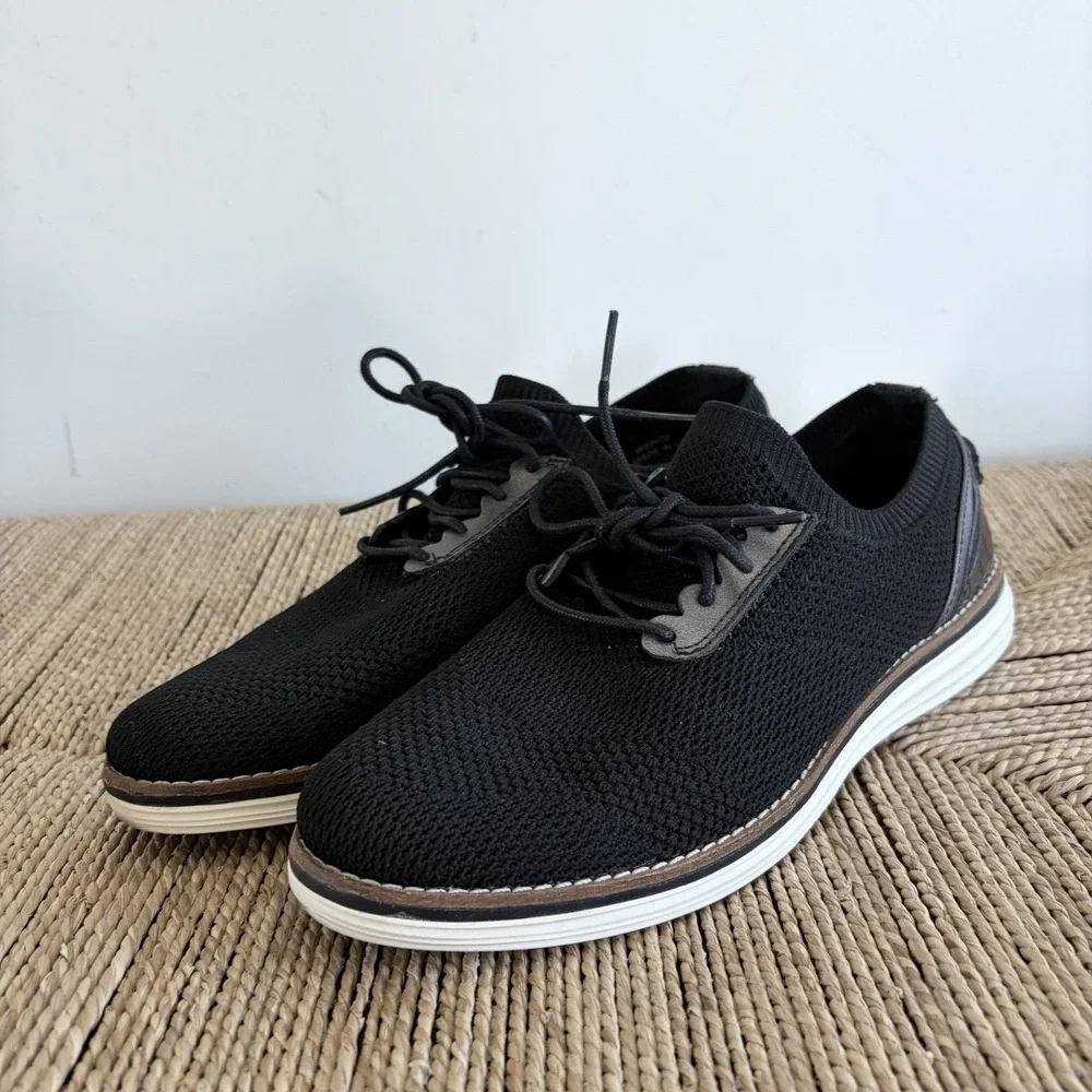 Cole‎ Haan Original Grand Meridian Oxford Sneakers Women's Size 9B Black Lace Up